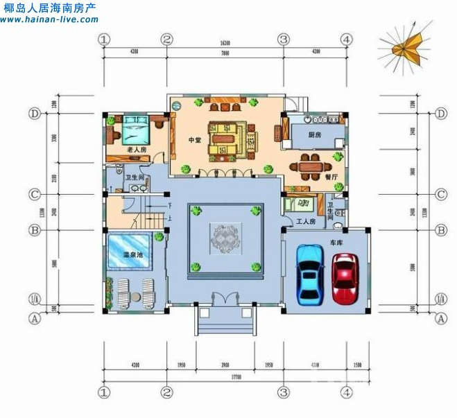 王府花园户型图