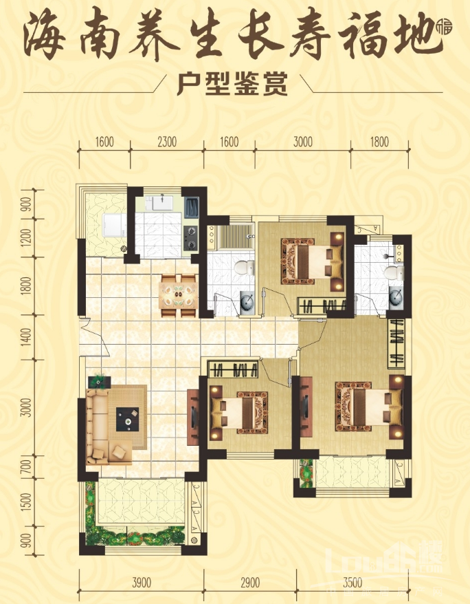 福隆丽水湾户型图