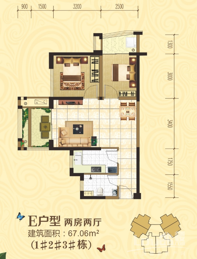 福隆丽水湾户型图