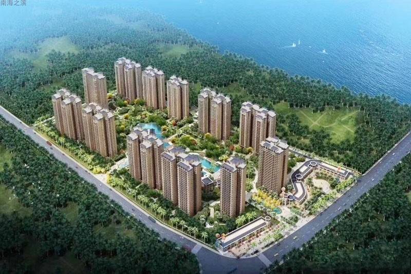 南海之滨鸟瞰图