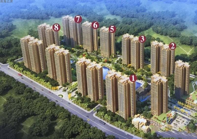 南海之滨鸟瞰图