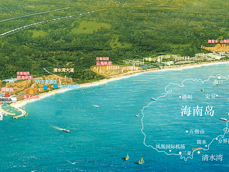 雅居乐清水湾区位图