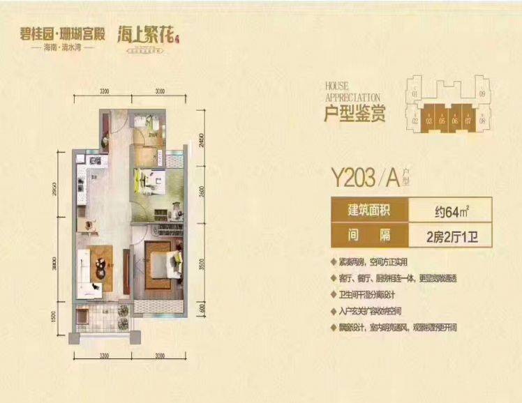 海南陵水碧桂园珊瑚宫殿户型图