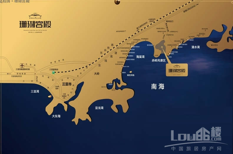 碧桂园珊瑚宫殿区位图