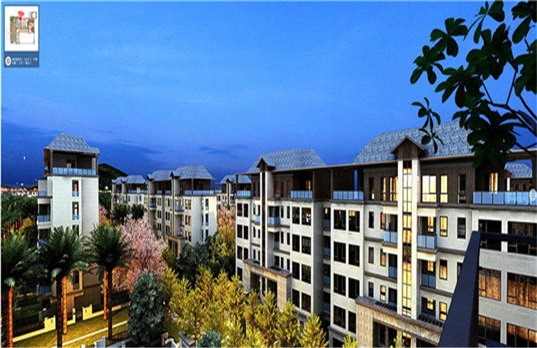 三亚双大海棠香居空中别墅在售，建面约190㎡六房(图1)