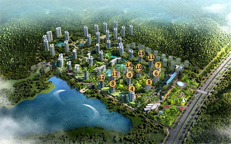 三亚万科湖畔度假公园，社区配套齐全，住宅均价22000元/㎡(图2)