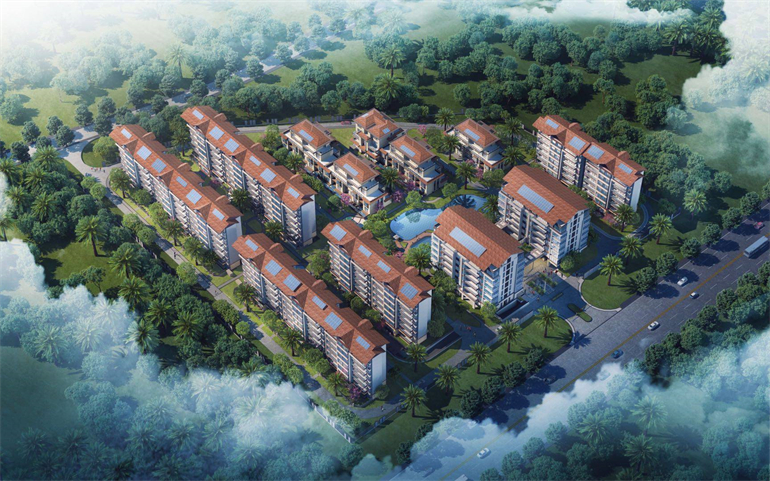 三亚开创白玉海棠主推建面约107㎡户型，均价27000元/㎡(图2)