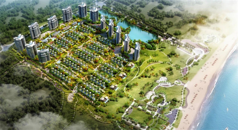 三亚清凤海棠长滩别院，一层一世界，临海约200米(图2)