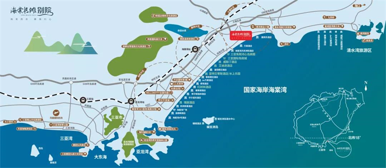 三亚清凤海棠长滩别院，一层一世界，临海约200米(图3)