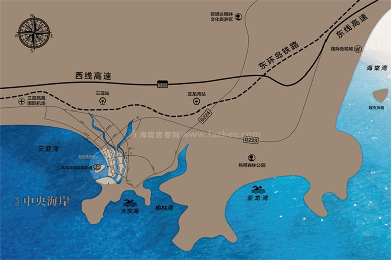 三亚天成中央海岸，直面凤凰岛，酒店式公寓在售(图3)