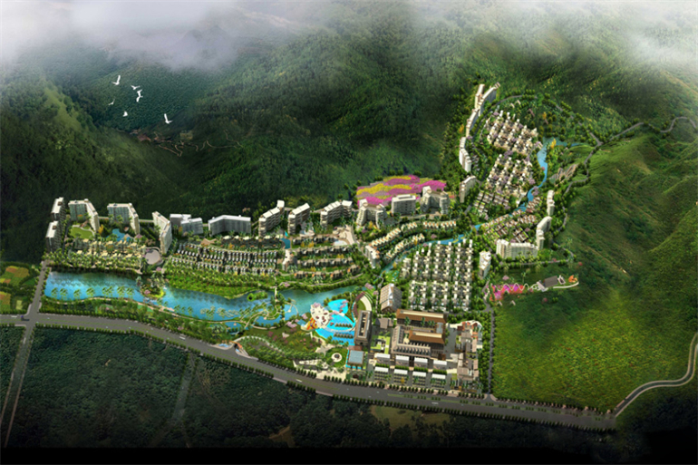 三亚万科森林度假公园主推璞悦山组团，建面约122-142㎡(图2)