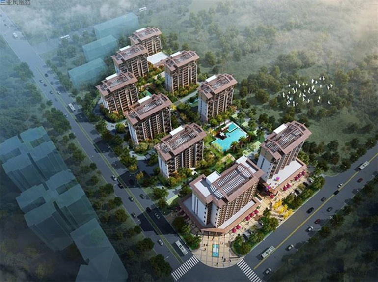 三亚凤凰苑主推小户型产品，建面约33-70㎡(图2)