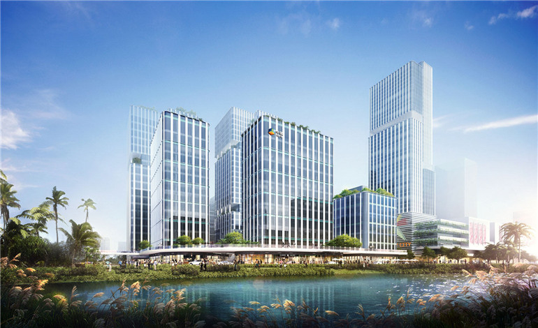 中粮三亚大悦中心目前有平层办公和商业写字楼在售(图1)