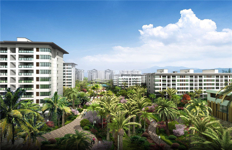 三亚龙棠大观目前现房在售，主推小高层户型(图2)