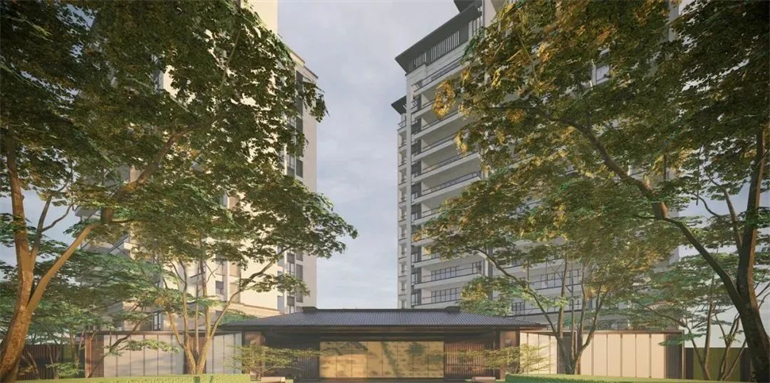 三亚北秦华府1-3#住宅楼在售，建面约102-136㎡(图1)