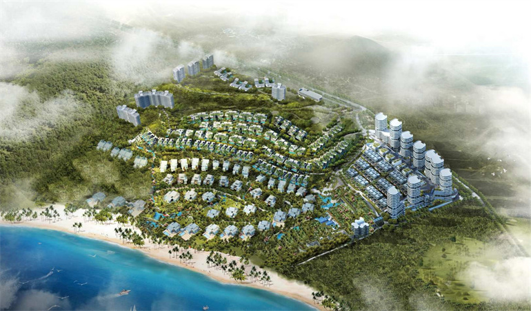 陵水融创钻石海岸三期别墅在售，建面约242㎡(图2)