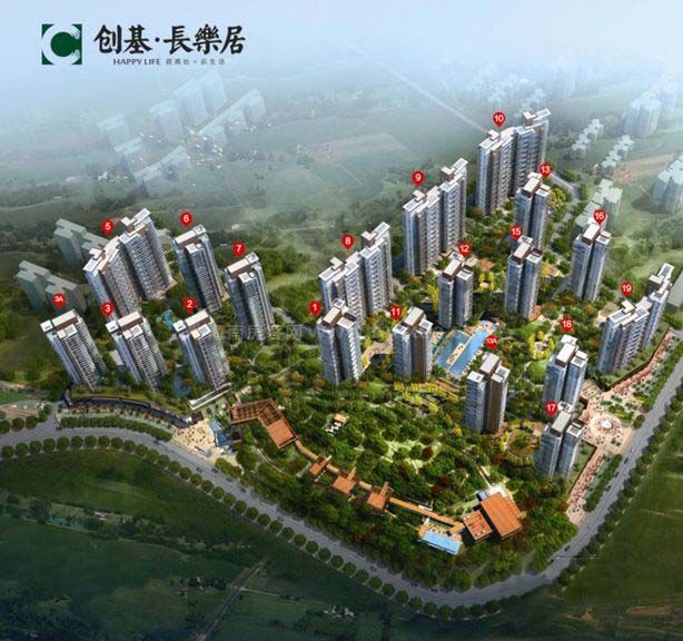保亭创基长乐居主推三期住宅产品,建面约63㎡(图2) 保亭创基长乐居主推三期住宅产品,建面约63㎡(图2)
