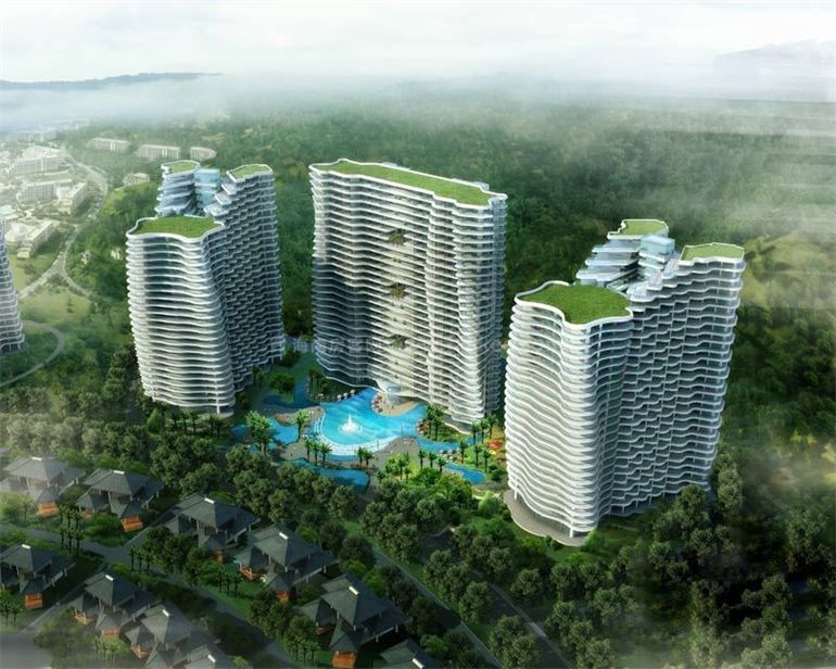 乐东龙栖湾波波利海岸主推住宅产品，建面约115-128㎡(图2)