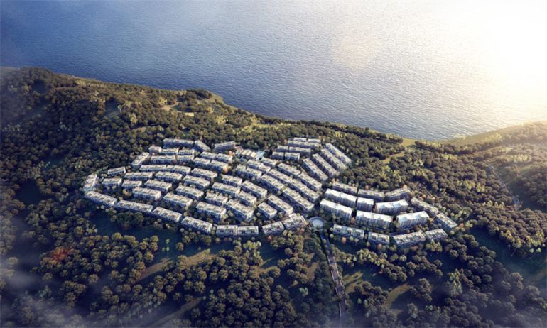 万宁雅居乐山钦湾目前叠拼在售，建面约146-185㎡(图2)