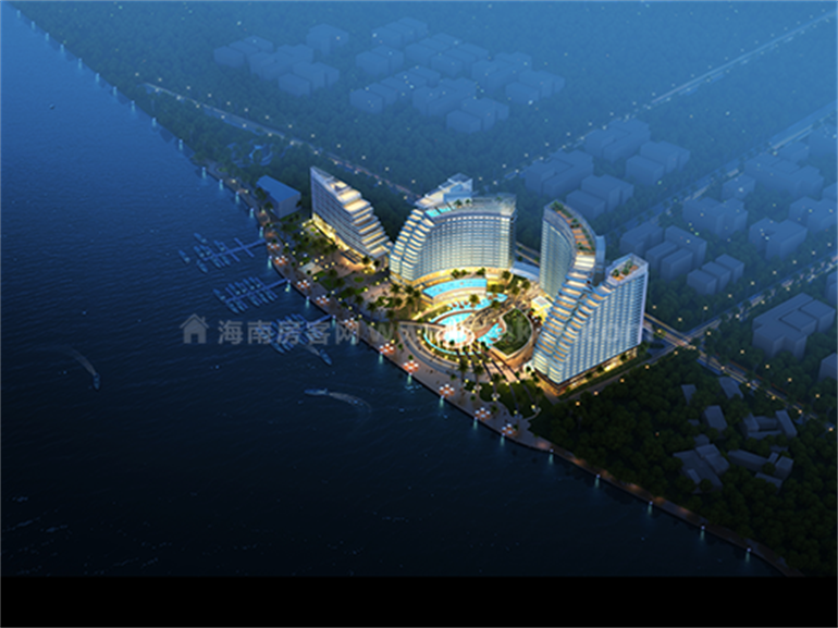 三亚天成中央海岸商业现房在售，建面约77㎡，总价325万/套(图2)