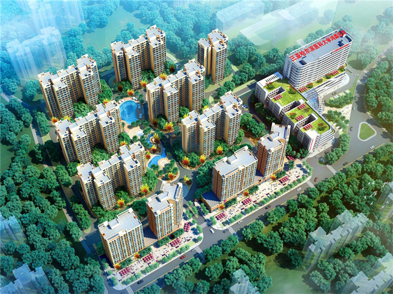 三亚凤凰华庭小区配套齐全，住宅均价约28000元/㎡(图2)